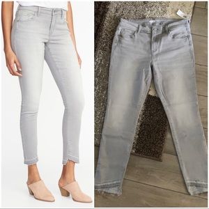 Light Gray Skinny Ankle Jeans